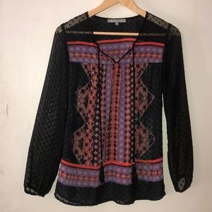 Long sleeve tunic top